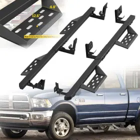Nrm02c105 Autowiki Running Boards For 2009-2018 Dodge Ram 1500 Crew Cab / 2010-2024 2500 3500 #2