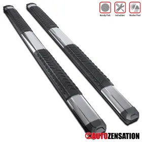 Ssb5sb-tac05dcss-wb Autozensation Fit 2005-2020 Toyota Tacoma Double Cab 5 Inch Side Step Bars Nerf Running Boards