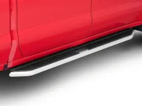 S112207 Barricade Off-road Running Board For 19-23 Silverado 1500 Crew Cab Aluminum Black And Silver 1 Side