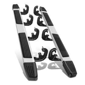 Step-116 Bezt 6 Inch Pair Side Step Nerf Bar Running Baord For 19-24 Silverado Sierra Crew Cab
