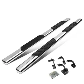 Step-132 Bezt 5 Inch Oval Polished Step Nerf Bars Running Boards For 15-22 Ford Extended Super Cab