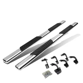 Step-133 Bezt 5 Inch Chrome Side Step Bar Running Board For 15-20 Ford F150/super Duty Crew Cab
