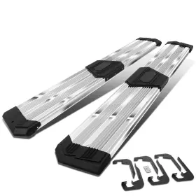 Step-159 Bezt 10 Inch Ss Side Step Bar Running Board For 2007-2019 Silverado Sierra Extended Cab