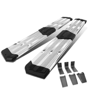 Step-169 Bezt Running Boards For 09-20 Dodge Ram Extended Cab 10 Inch Ss Pleated Side Step Bar