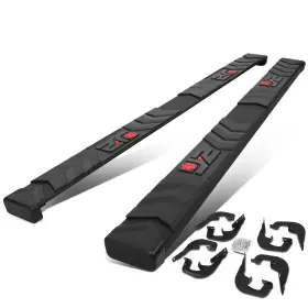 Step-171 Bezt Running Boards Fit 2007-2019 Silverado Sierra Crew Cab 6.25 Inch Flat Side Step Bar