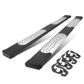 Step-176 Bezt Running Boards For 2007-2019 Silverado Sierra Crew Cab 6.5 Inch W Flat Step Bar