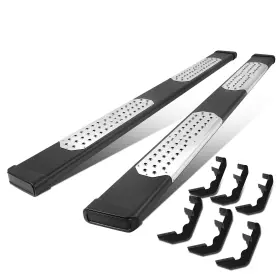 Step-177 Bezt Running Boards For 2015-2024 F150 F250 F350 Super Duty Crew Cab 6.5 Inch Step Bar