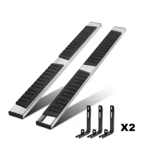 Step-28 Bezt 6.75 Inch Flat Running Boards Side Step Bar For 15-22 Colorado Canyon Extended Cab