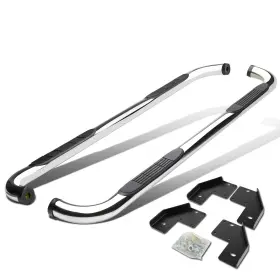 Step-55 Bezt Chrome 3 Inch Side Step Nerf Bar Running Board For 99-16 Ford F250-f550 Sd Crew Cab