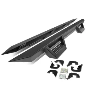 Step-70 Bezt For 07-19 Silverado Sierra Extended Cab 3 Inch Steel Drop Step Bar Running Boards