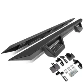 Step-74 Bezt 3 Inch Powdercoated Step Nerf Bar Running Board L Rfor Dodge Ram 1500 Crew Cab 19-20