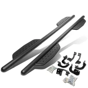 Step-79 Bezt Fit 09-20 Ram 1500-3500 Crew Cab 3 Inch Matte Black Step Bar Nerf Running Boards