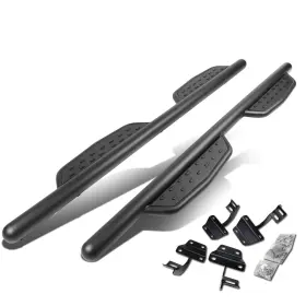 Step-80 Bezt Fit 15-20 Ford F150 Extended Cab 3 Inch Matte Black Side Step Bar Nerf Running Board Step-80 Bezt Fit 15-20 Ford F150 Extended Cab 3 Inch Matte Black Side Step Bar Nerf Running Board