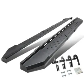 Step-87 Bezt 5.5 Inch Coated Side Step Nerf Bar Running Boards Left Right For 04-08 F150 Crew Cab Step-87 Bezt 5.5 Inch Coated Side Step Nerf Bar Running Boards Left Right For 04-08 F150 Crew Cab