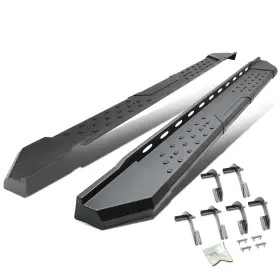 Step-89 Bezt 5.5 Inch Coated Side Step Nerf Bars Running Boards For 15-20 Ford Super Crew Cab