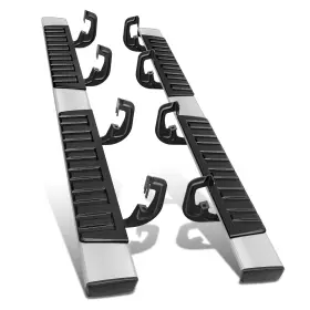 Step-92 Bezt For 07-19 Silverado Sierra Crew Cab 6 Inch Aluminum Running Board Side Step Nerf Bar