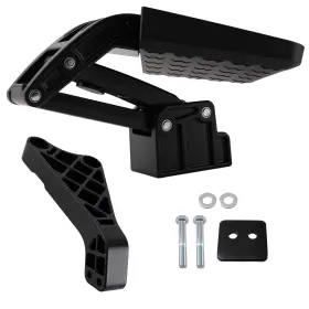 75302-01a Bfo 3bou09 Fold Away Step Bar For Ford F-150 06-14 3.5l 3.7l 5.0l V6 V8 Black