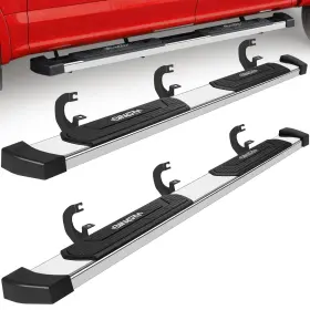 15825w6-ss Binary Star Truck Side Step Fit 19-26 Silverado/sierra 1500 Double Cab Running Board W S/s 6