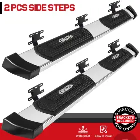 20835w6-ss Binary Star 6 Inch Bar Side Step Fit 19-26 Dodge Ram 1500 Crew Cab New Body W S/s Running Boards