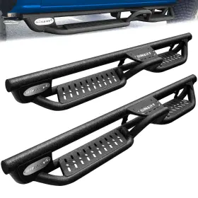 Bxk25525-s Binary Star Bxk-s Running Boards For 15-25 Ford F150 Super Crew Cab Nerf Bars Blk Side Step