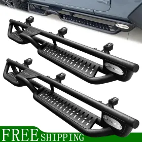 Bxk55145-s Binary Star Running Boards Rail Bar For 2007-2018 Jeep Wrangler Jk 4 Door Bxk Drop Side Step