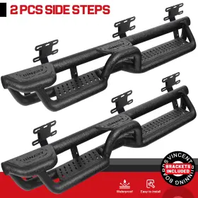 Bxkq20835-2400 Binary Star Wheel To 95 Inch Drop 4step Fit 19-26 Dodge Ram 1500 Crew Cab Running Board