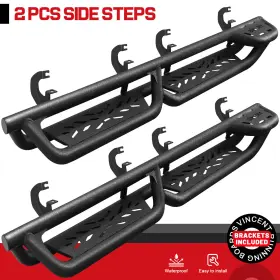 Bxwq15835-bs-ne Binary Star Running Boards Fit 2019-2025 Chevy Silverado 1500 Crew Cab 3tube Drop Down Step