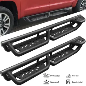 Bxwq95345-bs-ne Binary Star Bxwq For 2005-2023 Toyota Tacoma Double Cab Blk Running Boards Drop Down Step