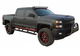 Black Horse Off Road 842766125555 Gmbk Nl Satin Steel 2 Pieces 5 5ft Short Bed Rocker