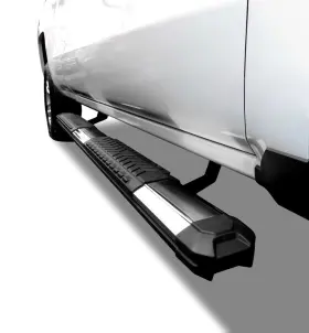Rn-totu-91 Black Horse Off Road Cutlass Running Boards Aluminum/black 2 Pieces