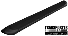 Tr-d13596 Black Horse Off Road Transporter Running Boards Compatible With 2014 To 2019