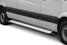 Tr-r285s Black Horse Offroad Transporter Running Boards Silver Fits 19-21 Ram 1500 Crew