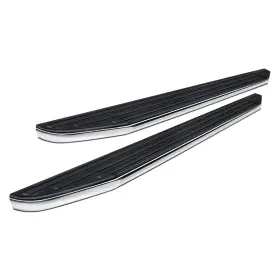 Pr-w2076 Black Horse - 5.5 Inch Premium With Chrome Trim Running Boards