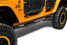 Jk-4123 Body Armor 4x4 Side Steps Rocksteps For 07-18 Wrangler Jk 4-door