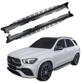 Rbngle2024 Branded Side Steps Fit 2020-2024 Mercedes Gle W167 High Quality Running Boards Nerf Bar