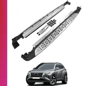 Rbntucson2224 Branded Side Steps Fit 2022-2025 Hyundai Tucson Running Boards Premium Quality Nerf Bar