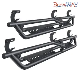 Jg-jtb-005 Braveway For 2009-2018 Dodge Ram 1500 Quad/ext Cab 6 Inch Running Board Nerf Bars Side Steps