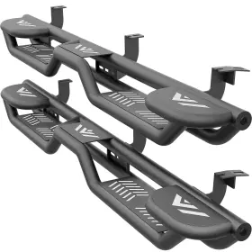 Omnnqdht8kn Brisunshine Three Raised Steps Double Cab Running Boards Compatible With 2021 Toyota Tundra