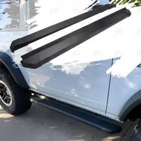 Ba-br002100yj01tb00 Broaddict 4.13 Inch Running Board Side Step Nerf Bar For Ford Bronco 2 Door 2021-23 Off-road