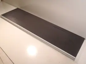 A184b1ss Brookville Roadster Ford Model A Running Board Set With Mat And Stainless Steel Trim 1931
