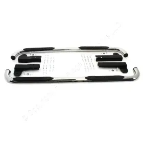 21247 Buffalo Pair 3 Inch Stainless Steel Side Nerf Bars 76.25 For 2004-2008 F-150 Super Crew Cab