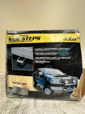 As-600wk Bully As600wk Polished Aluminum Side Steps Truck Suv 350lb New