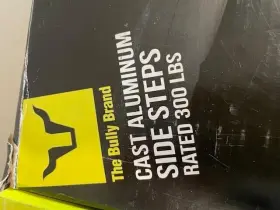 Bbs-1103 Bully Nib Side Steps The Brand Cast Aluminum 300 Lbs Step Pads Black