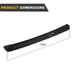 Ct008 Calliert Matte Black Coated 6 Inches Side Steps Nerf Bars Compatible With 2018-2024 #2