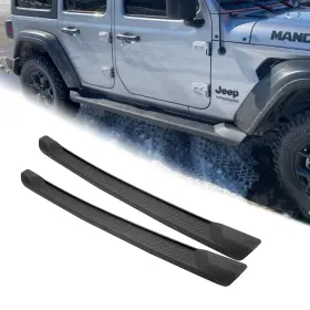 Ct008 Calliert Matte Black Coated 6 Inches Side Steps Nerf Bars Compatible With 2018-2024