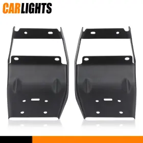 C-02ets12fdabk Carlights 2pcs/set Running Board Brackets Factory Style Bk Fit For 2015-22 Ford F-150 F150