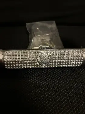 1121d Carr Vintage Metal Truck Side Step Silver #2
