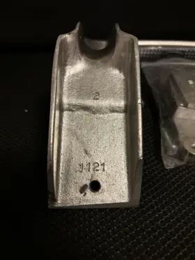 1121d Carr Vintage Metal Truck Side Step Silver #3