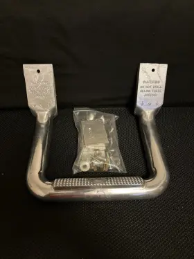 1121d Carr Vintage Metal Truck Side Step Silver