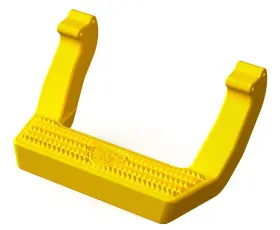 114037 Carr Ld Step Assist/side Xp7 Safety Yellow Powder Coat Pair